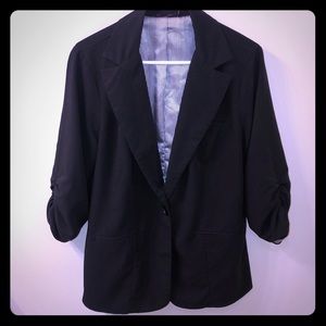 Torrid cinched sleeve blazer, sz 1